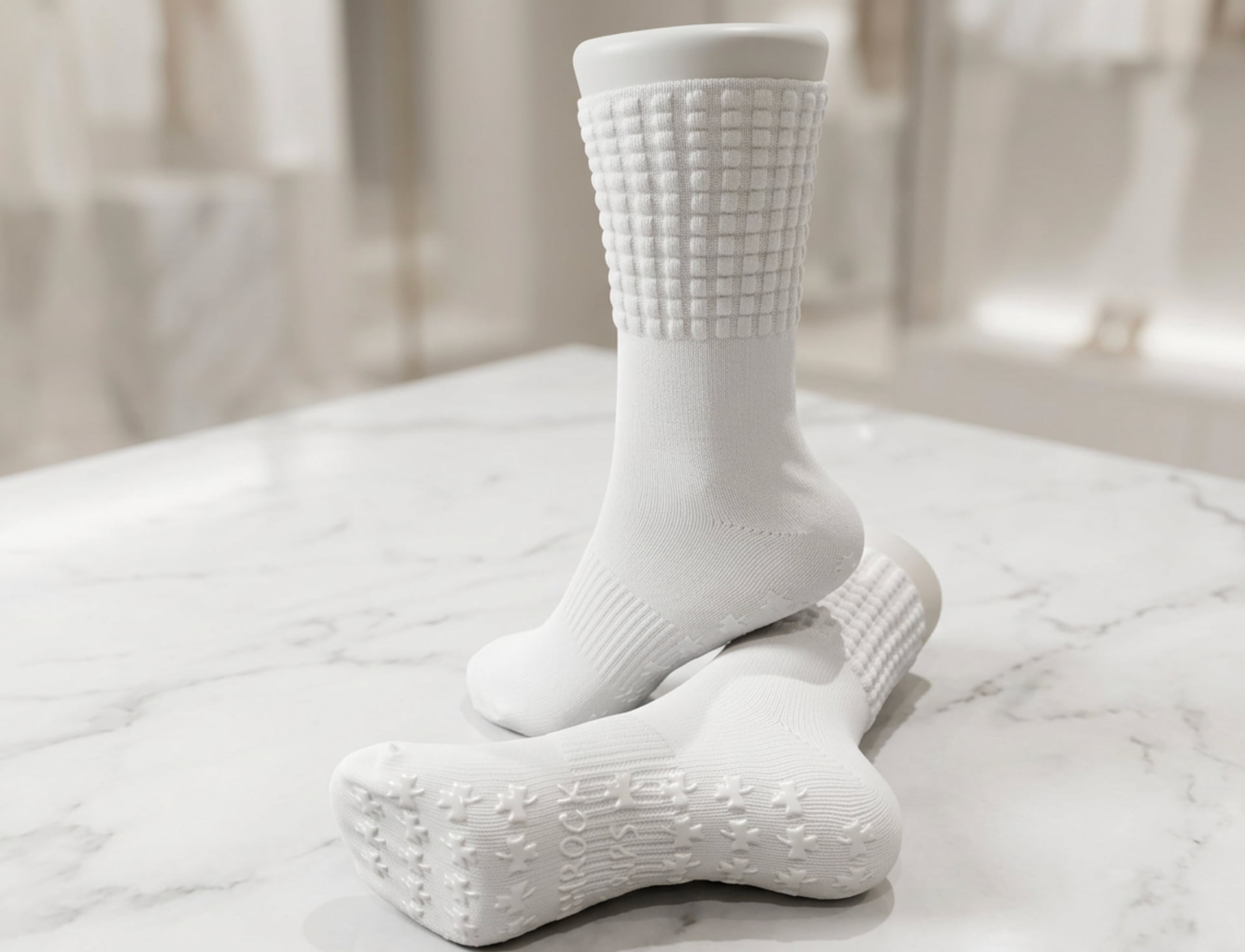 Ahearne Shamrock Grips — premium Irish dance grip socks